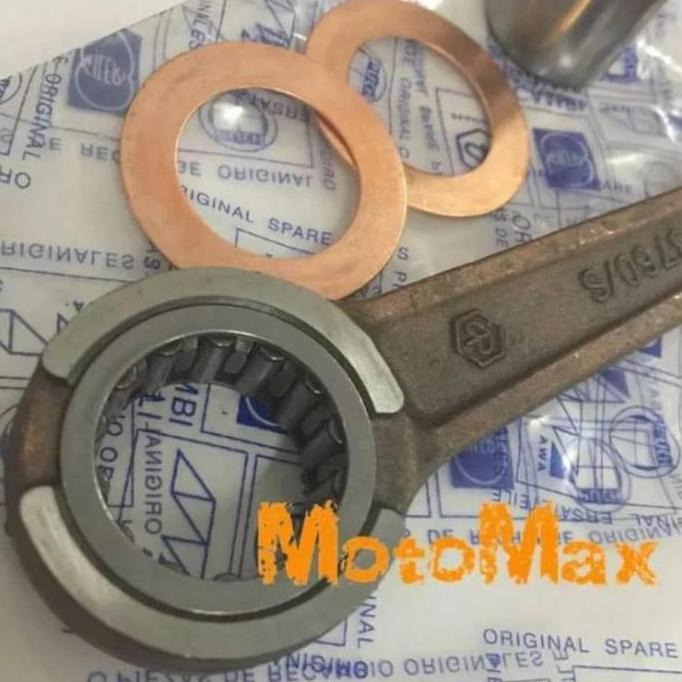NEW STANG SEHER PISTON VESPA PX PXE SUPER RICAMBI LOGO PIAGGIO MOTORCYCLE ORI