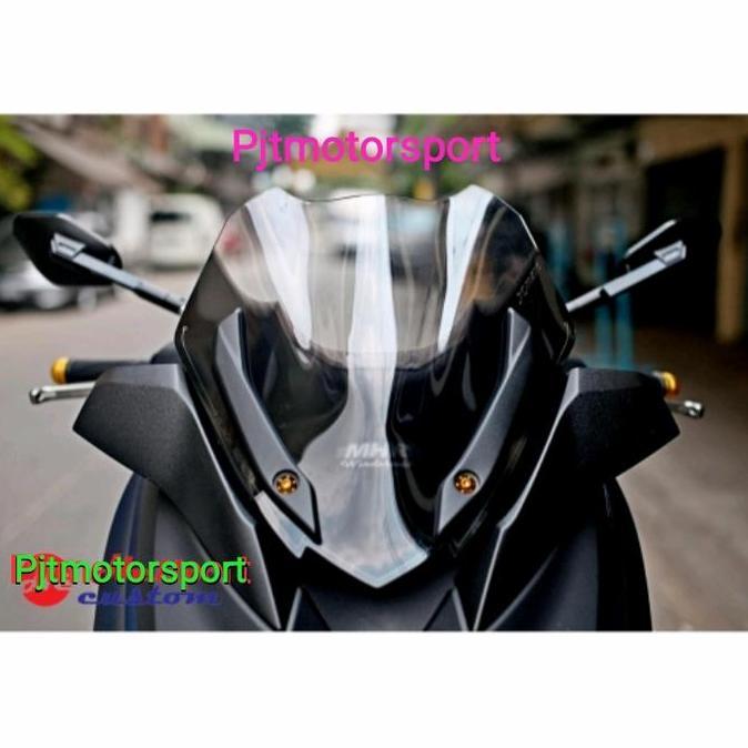 NEW WINSHIELD VISOR TWOTONE YAMAHA XMAX-250 MHR BEST QUALITY ORI