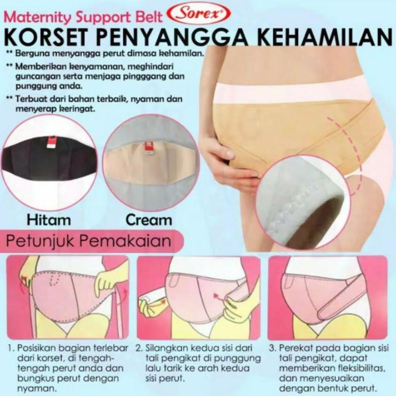 Discount Sorex Lidily Korset Penyangga Perut Ibu Hamil | Korset Penyangga Kehamilan Maternity Suport