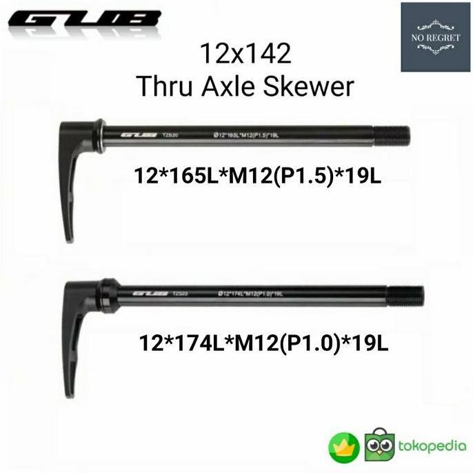 GUB Rear Thru Axle Skewer 12x142
