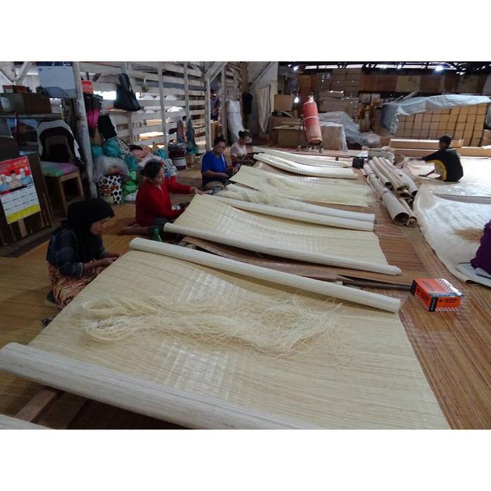 Lampit 140 x 200 [T001] - Lampit Rotan Handmade, Tikar Rotan Tradisional, Karpet Rotan Kalimantan, T
