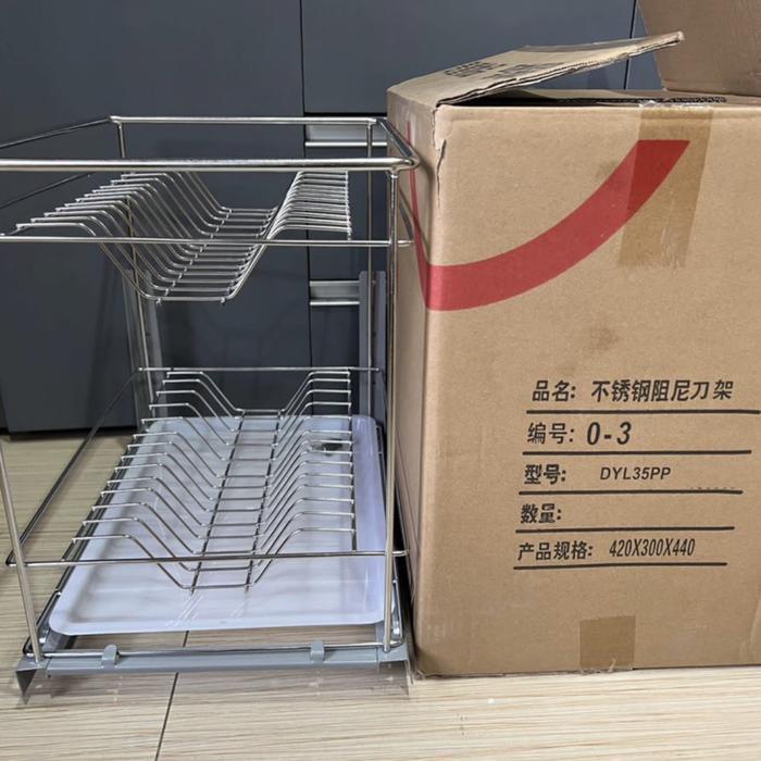 Rak piring piring stainless 2 susun / dish rack / rak piring bawah kitchen set