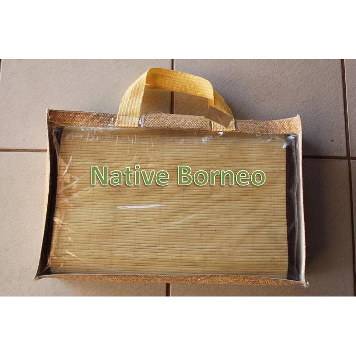 200cm x 250cm Tikar Rotan Saburina Lipat + Tas. Lampit Rotan Kalimantan. Lampit Saburina Tikar Rotan