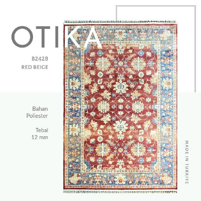Karpet Otika 250x350 Motif Etnik Turki Dekorasi Ruang Tamu Besar Estetik Tebal 12mm