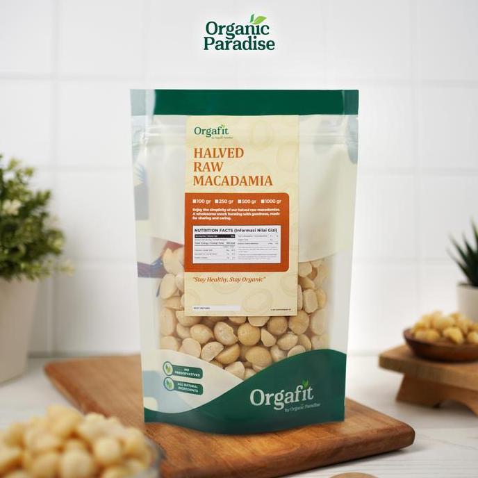 Kacang Macadamia Mentah 1 KG / Raw Macadamia Nut 1 KG Organic Paradise