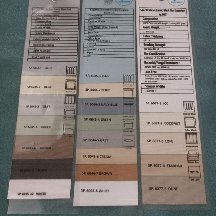 ROLLER BLIND system' chain