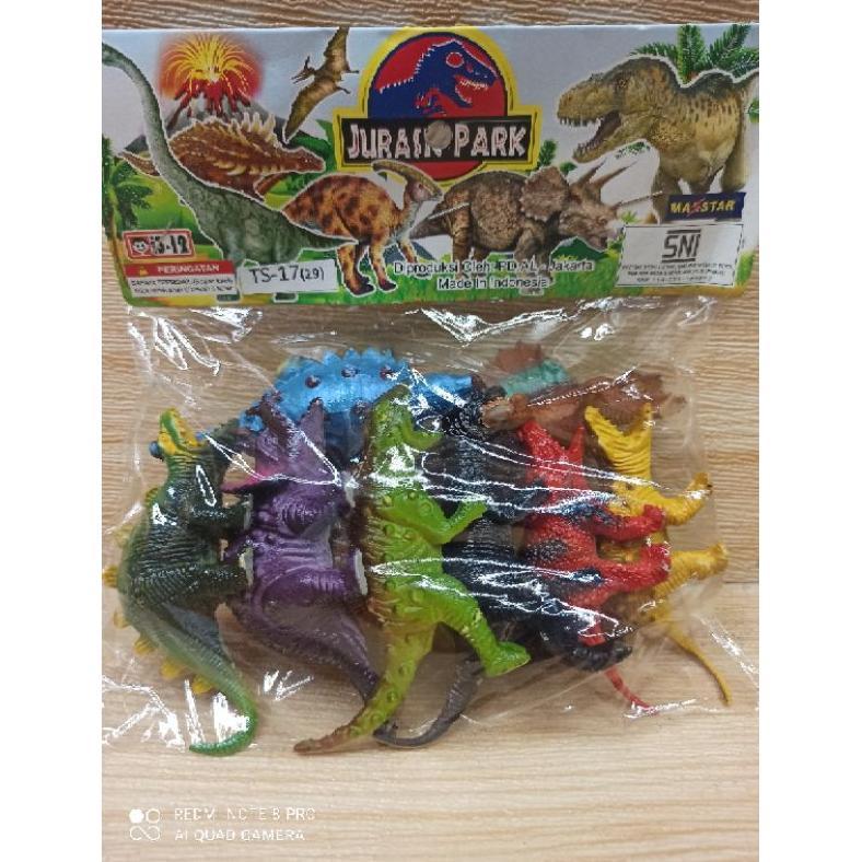 Promo Bulan Ini Mainan Karet Dinosaurus Isi 8