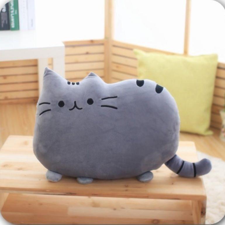 Premium Bantal Kucing Pusheen Ukuran Xl Besar Soft Halus Boneka Bantal Kucing Pusheen Bantal Boneka 
