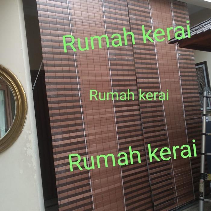 tirai pvc 2x2=pesanan outdoor