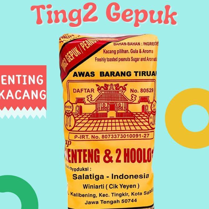 NEW TING TING KACANG ENTING ENTING KACANG TING TING KLENTENG JADUL CEMILAN FOOD ORI