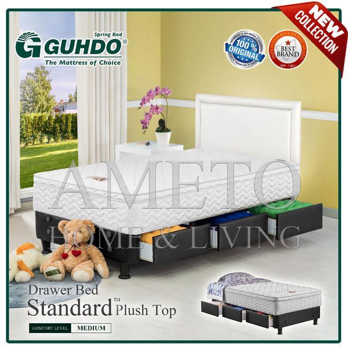 Guhdo Spring Bed Laci Standard Plush Top - 100x200 Guhdo - Prospine Full Set