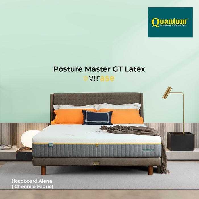 Quantum Kasur Orthopedic Posture Master Greentea Latex Virase - Spring Bed Springbed Orthopedic