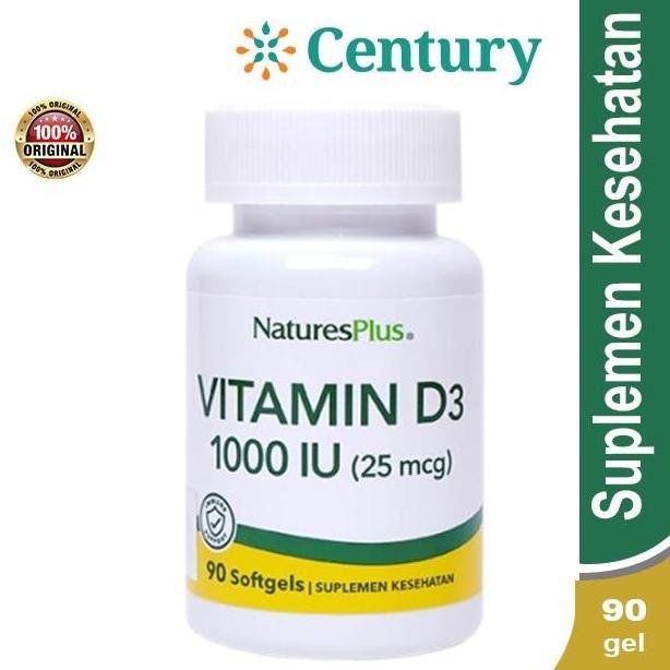 Natures Plus Vitamin D3 1000 IU 90 Softgel/Vitamin D/Nature's/Nature/D