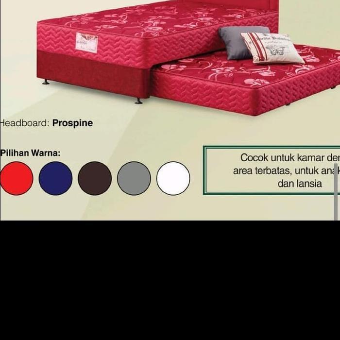 Kasur Spring bed Guhdo 2 in 1 New Prima / Sorong bawah saja