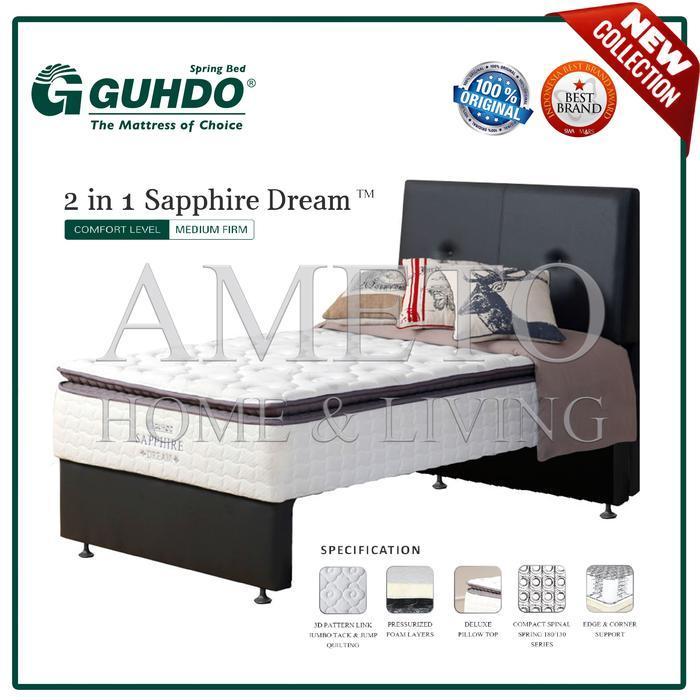 Spring Bed Guhdo 2in1 Sapphire Dream 120x200 - HB Bravo (TANPA SORONG)
