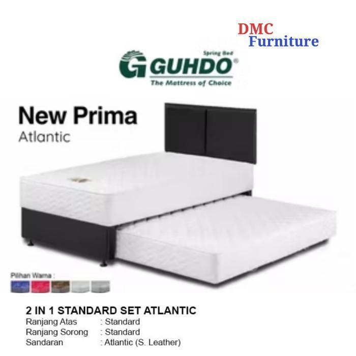 Springbed Guhdo 2in1 New Prima Fullset + Sandaran 120x200 Bandung