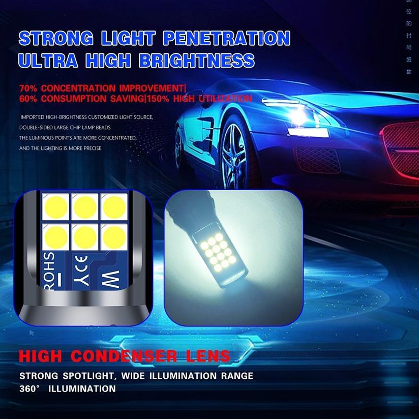 Berkualitas Fog Lamp Mobil Led Lampu Kabut Super Terang H11 12-36V 3 Warna Putih + Kuning + Biru Lam