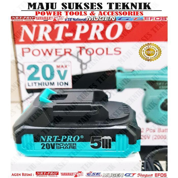 NRT-PRO DB 28 DC Mesin Hand Blower Cordless 20V Elektrik Tiup Angin Tangan Baterai Batre DB28 DC DB2