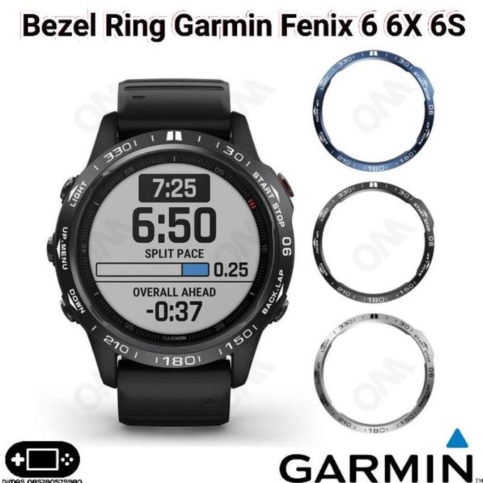 Bezel Ring Garmin Fenix 6 6X 6S Cover Metal Case Frame Pro Sapphire