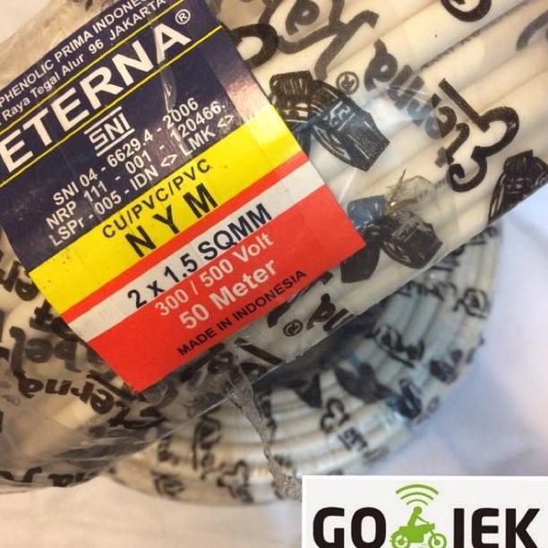 Kabel eterna nym 2x1,5 / kabel engkel / kabel nym / eterna 2 x 1,5