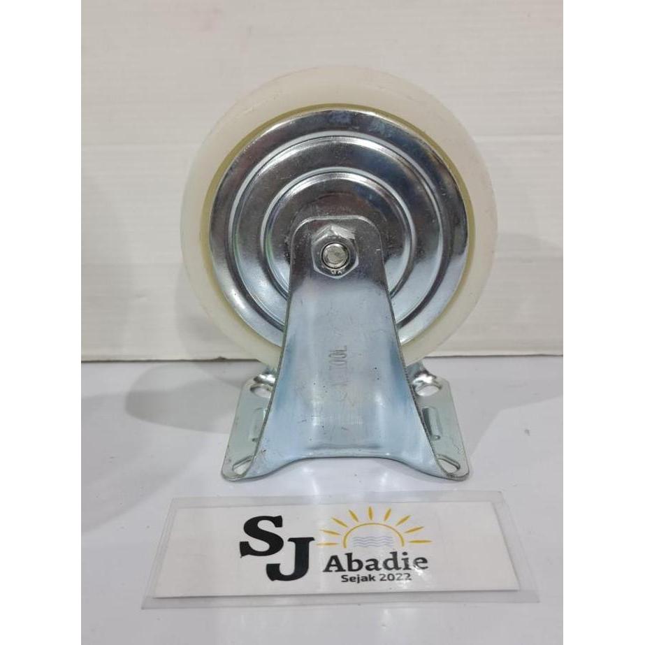 Roda Gerobak Troli Mati Nylon Putih XPTOOL 2 3 4 5 6 Inch