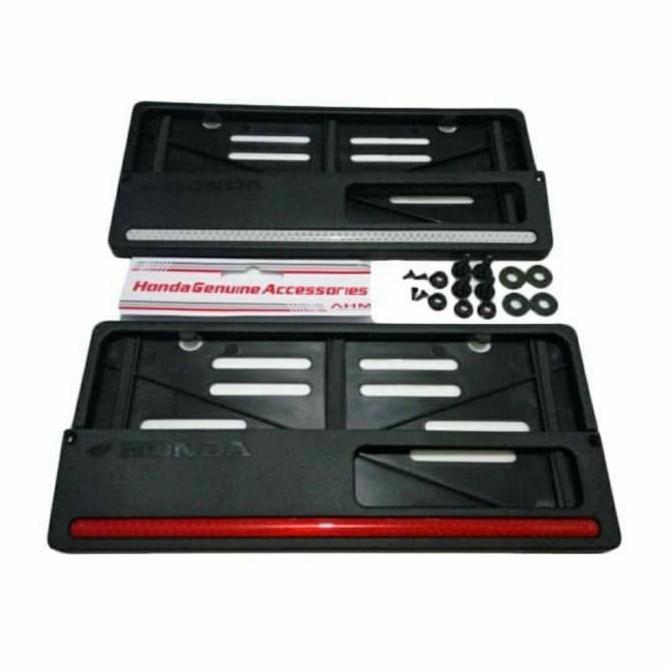 Dudukan Cover Nomor Honda Original Honda AHM - AHM Slim