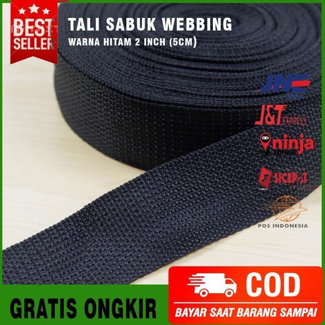 Tali Sabuk Webing Webbing Roll 4 cm 2 cm Tebal Isi -+30 Yard Bahan
