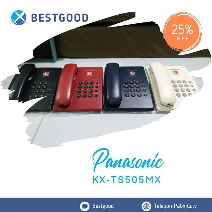 Telepon rumah Panasonic KX-TS505MX SECOND / KX-TS505 / 505 / indihome