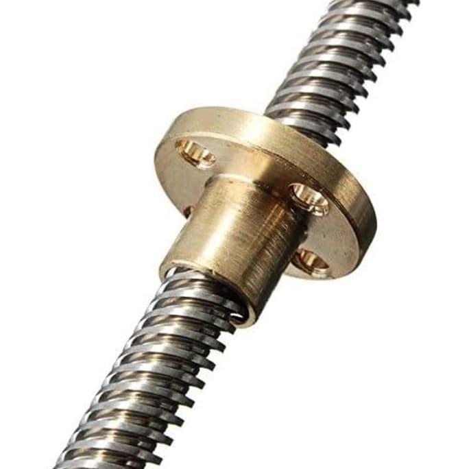 Lead screw T8-2 10cm / 100mm +brass nut Linear Screw