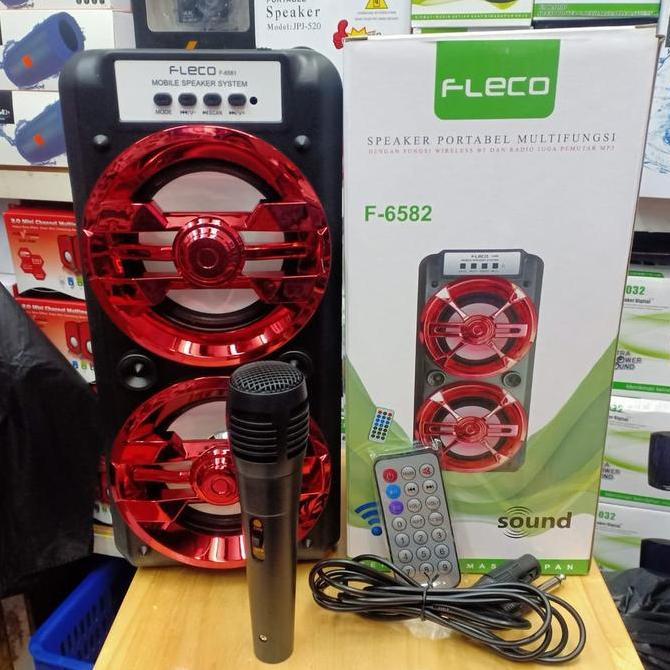 Fleco F-6581 Speaker Bluetooth Portable Super Bass