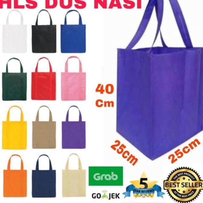 Tas Kain Spoundbound HLS Dus Nasi 25x25x40 Tas Box Nasi Tas Belanja