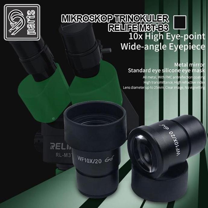 Mikroskop Trinokuler Relife M3T-B3+LED / Microscope Trinocular Relife