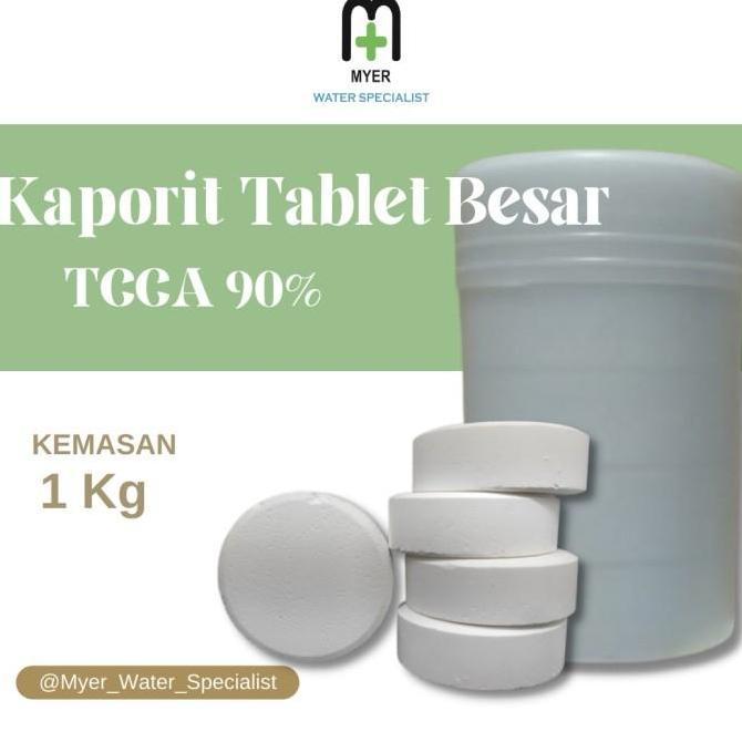 Kaporit Tablet Besar TCCA / klorin tablet / TCCA Tablet 1 kg