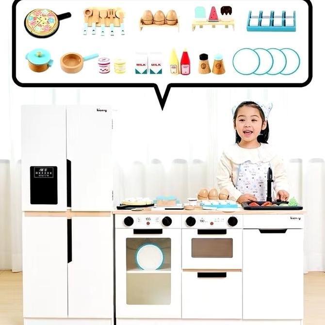 Water Kitchen Set Mainan/Wooden Kitchen Mainan/Mainan Kayu Masak Masakan/Mainan Edukasi Anak
