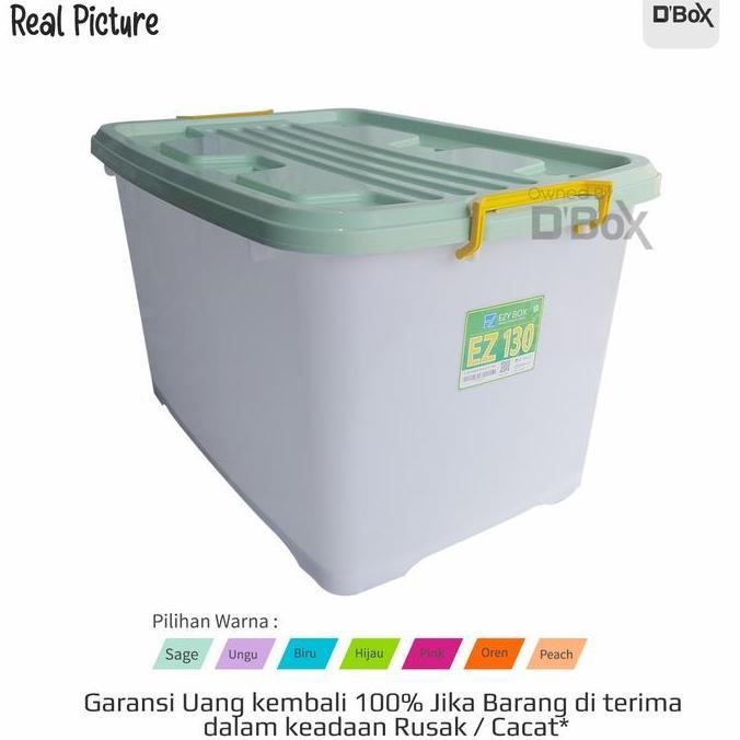 [instan] Box Container Besar Plastik CB 150 Liter Kotak Serbaguna untuk Penyipanan 130 100 95 82 80 