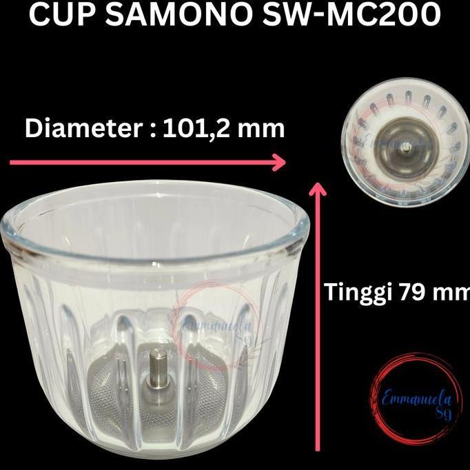 Sparepart Samono SW-MC200 Mini Chopper Mesin Cup Tutup