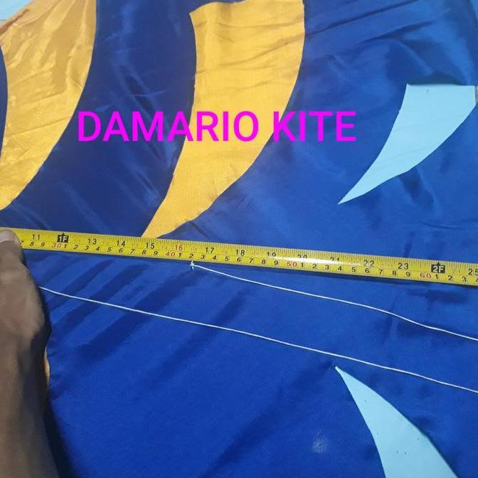 layangan karakter ikan kain