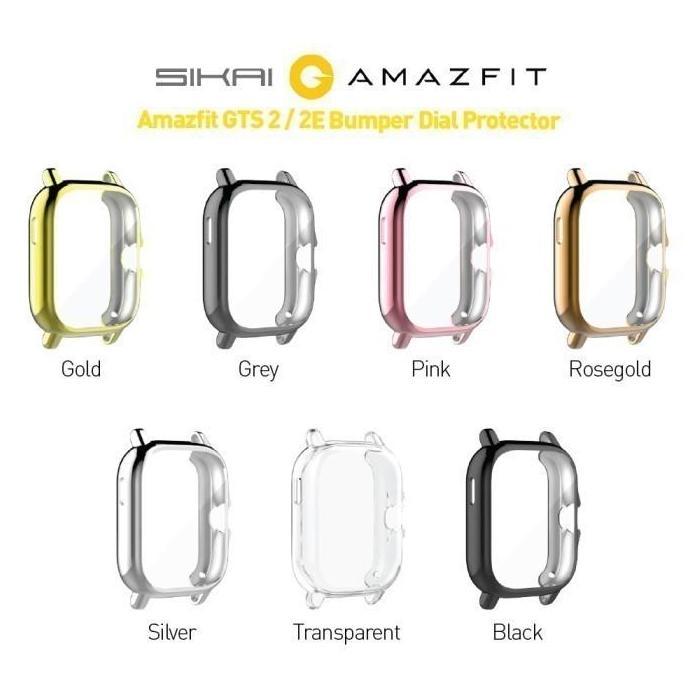 SIKAI Rubber Case Soft Bumper Cover Screen for Amazfit GTS 2 2e GTS2