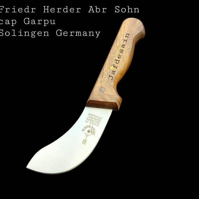 Skinner Seset Kulit Cap Garpu Original Herder Solingen Germany