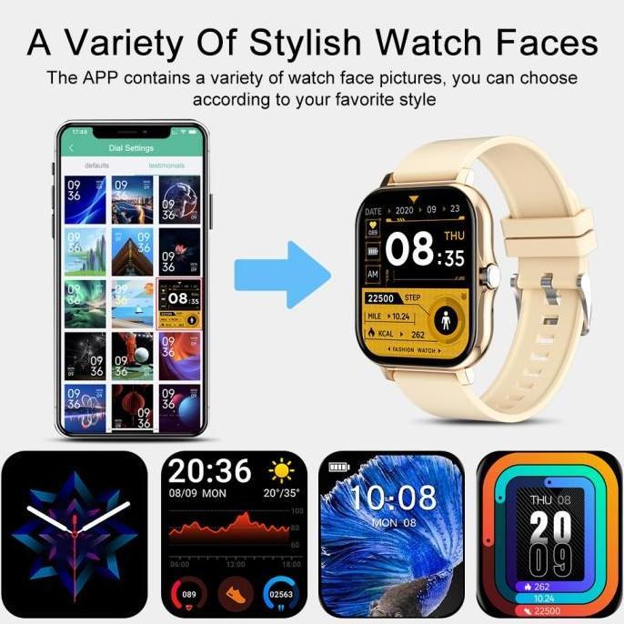 Y13 Smartwatch Color Screen magnetic charging Full touch Fitness