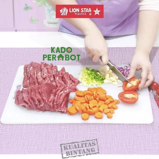 talenan Lionstar XL - Talenan Plastik tebal - talenan plastik putih