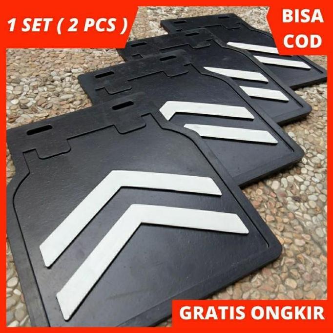 Mudflap Sersan Hitam / Kepet Lumpur / Mudgard Mobil Pick Up Jeep dll