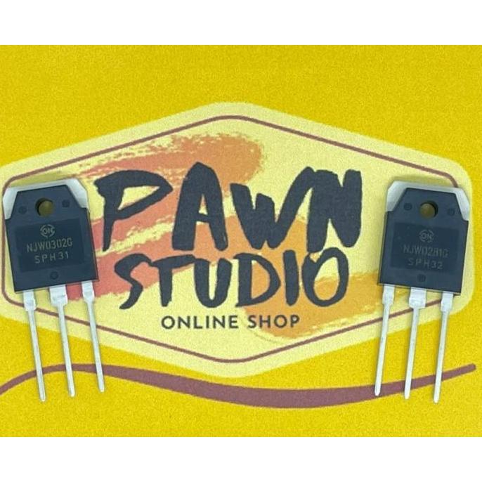 TRANSISTOR TR NJW0302G NJW0281G NJW 0302 NJW 0281 SET ORIGINAL