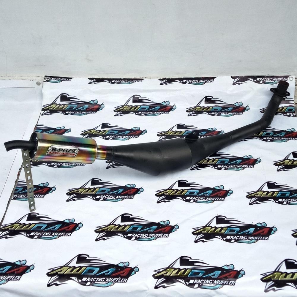 Gratong Knalpot Fiz R Standar Ahm Hitam Pelangi Fizr 2Tak Racing