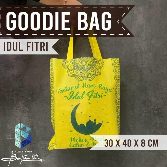 Goodie Bag Idul Fitri 30 x 40 x 8 Tas Spunbond idul Fitri Tas Kain