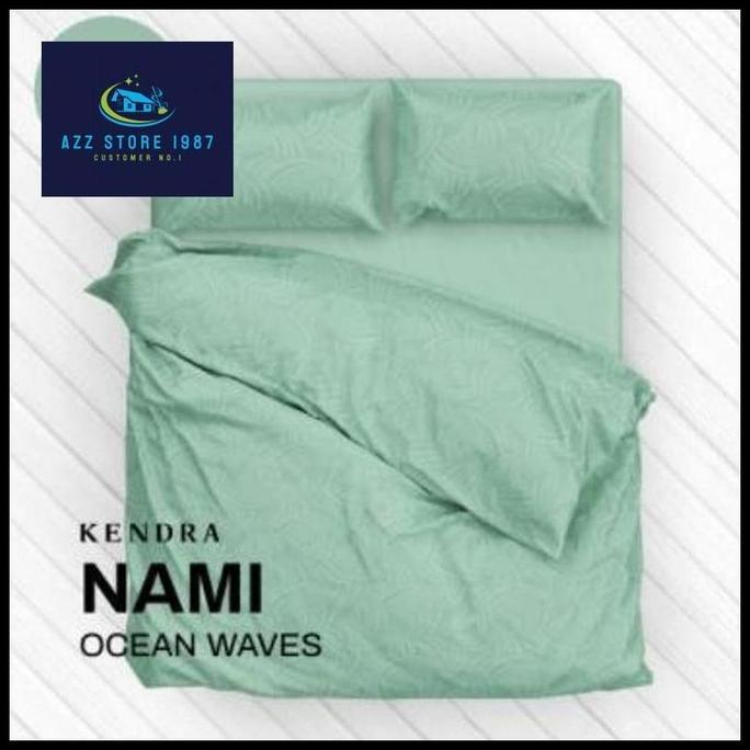 Sprei Katun Jepang Polos Jacquard Kendra Single Ukuran 100x200 120x200