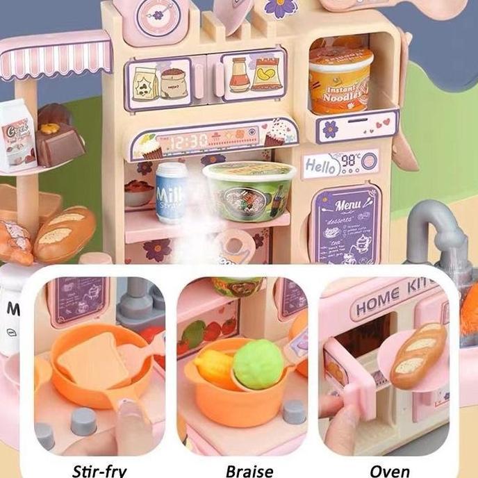 Mainan Masak Masakan Besar Lengkap Anak Perempuan Dream Kitchen SNI