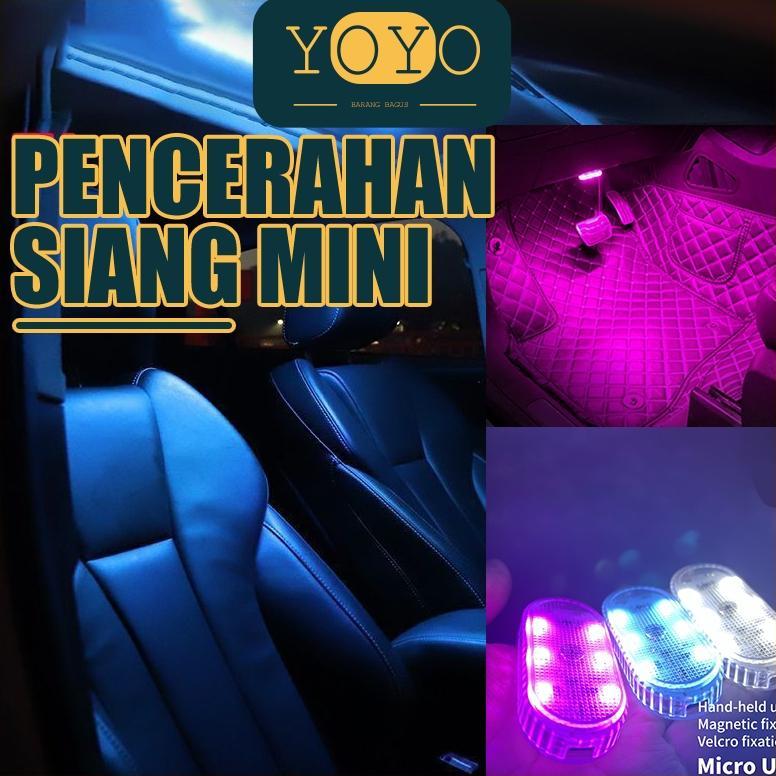Tahan Lama Lampu Sentuh Led Mobil Mini Lampu Sentuh Lampu Ambient Auto Atap Langit-Langit Lampu Baca