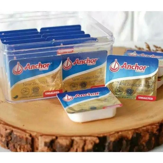 ANCHOR UNSALTED Minidish Pure New Zealand Butter 24 x 7 gram