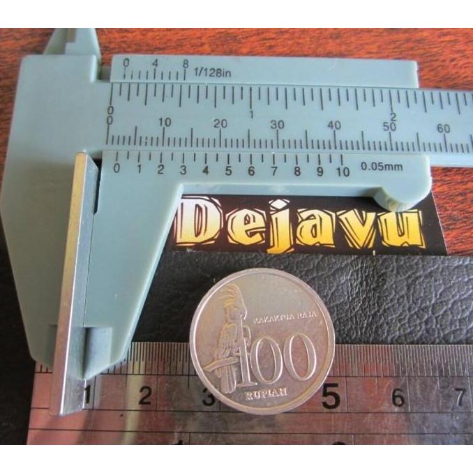 Magnet Batang Bar Kotak Neodymium silver putih Super Kuat